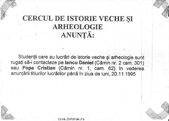 20.11.1995 arhiva sedintelor c.i.v.a. 1995
