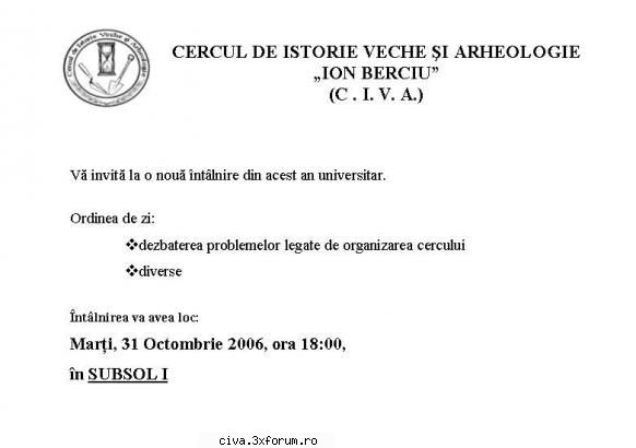 25.10.2006 arhiva sedintelor c.i.v.a. 2006